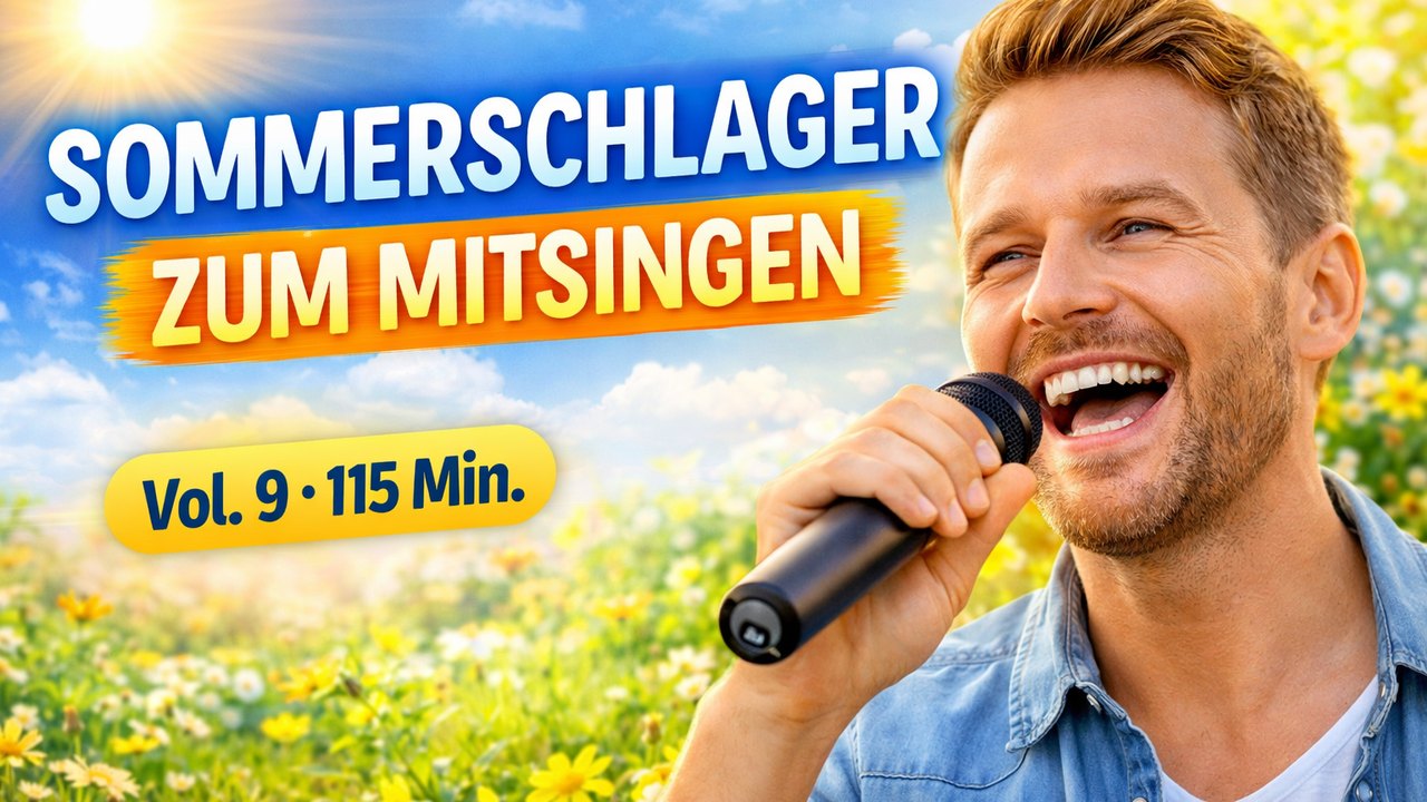 ☀️ Sommerschlager zum Mitsingen – Vol. 9